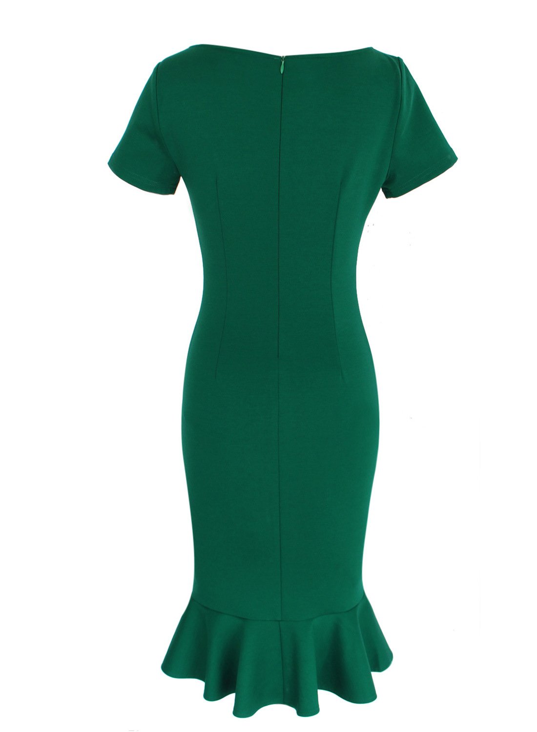 VfEmage Womens Elegant Vintage Cocktail Party Mermaid Midi MidCalf Dress 8952 GRN 16