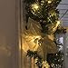 YUNLIGHTS Pre Lit Christmas Garland with Lights, 16.4Ft 120 Clear Lights DIY Lighted Garland with Rich Ornaments 8 Lighting Modes for Christmas Holiday Wedding Party Garden Home Decorations