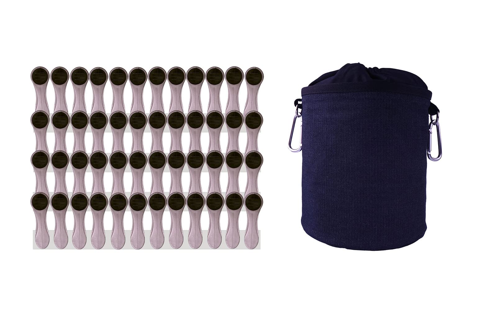 48 Clothes Pegs Soft Grip Soft Touch