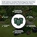 GloryTec 3-Pack Collapsible Garden Bag 45 Gallons Each - Heavy-Duty Gardening Container - Comparative-Winner 2018* - Reusable Trash Can for Leaf, Lawn and Yard Waste - Premium Bagster