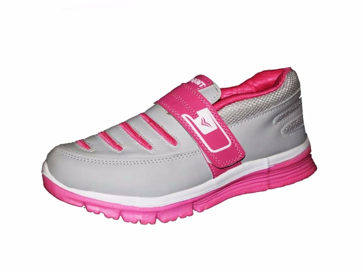 orbit women sports running shoes ls 008 grey pink