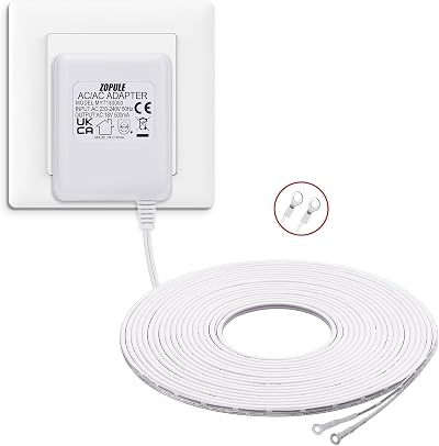 ZOPULE 18V 500mA Video Doorbell Power Transformer 196in Cable for Ring Nest Wyze