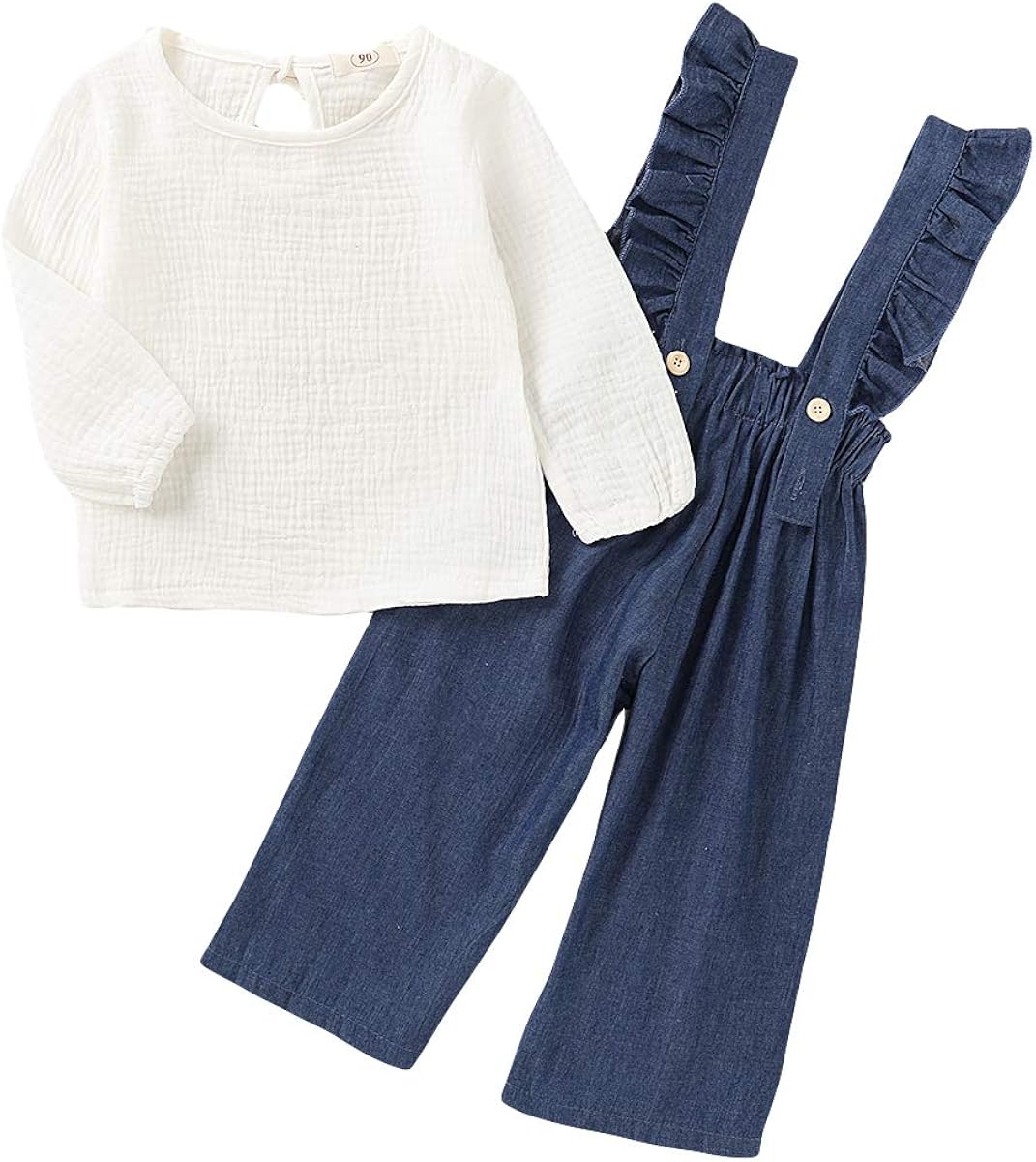 baby girl blue jean overalls