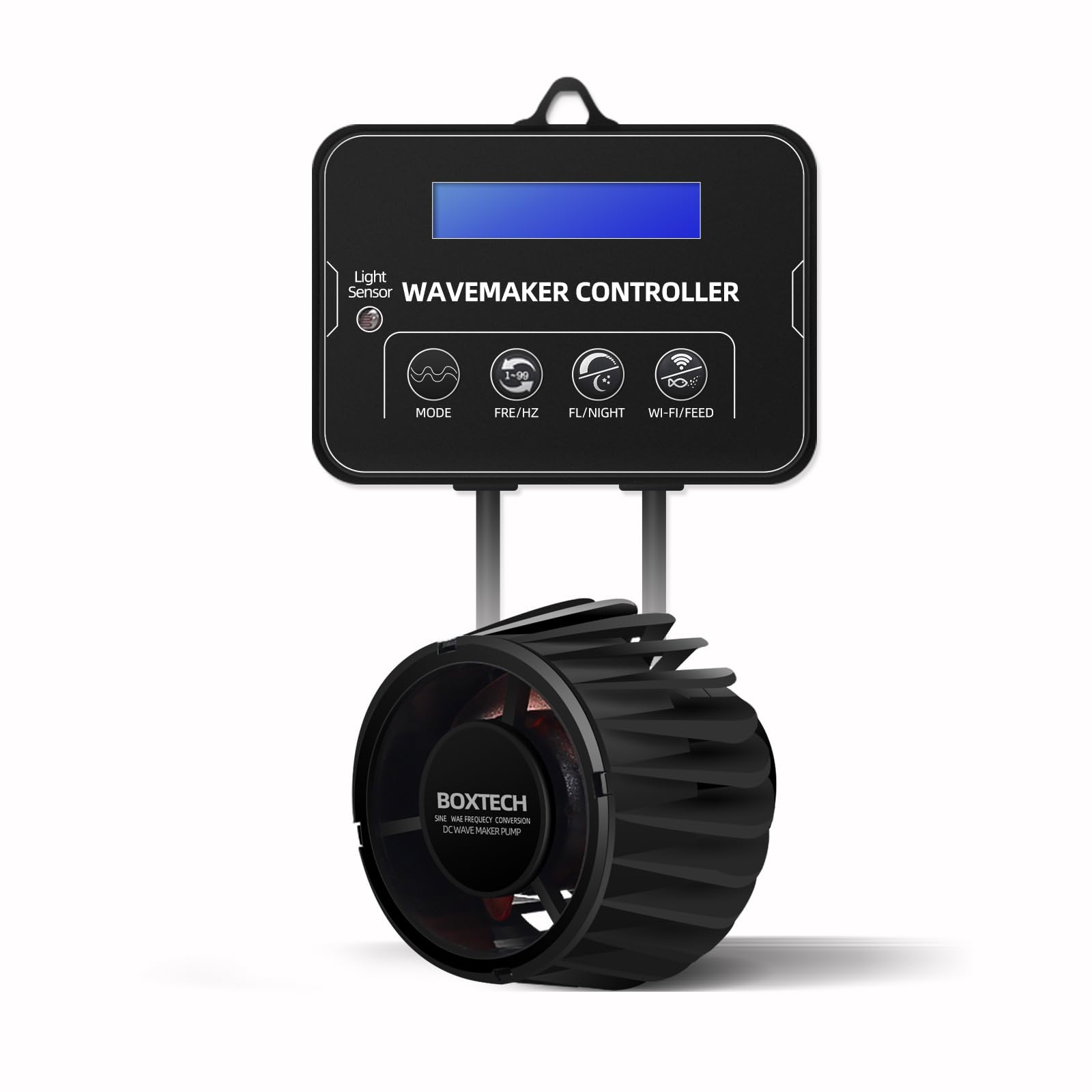 Photo 1 of 2100 GPH Wave Maker for Aquarium, Ultra Quiet DC 24V Fish Tank Powerhead with Strong Magnet Suction Base, Circulation Water Pump Wavemaker with Controller and LED Display for 30-70 Gallon Tank