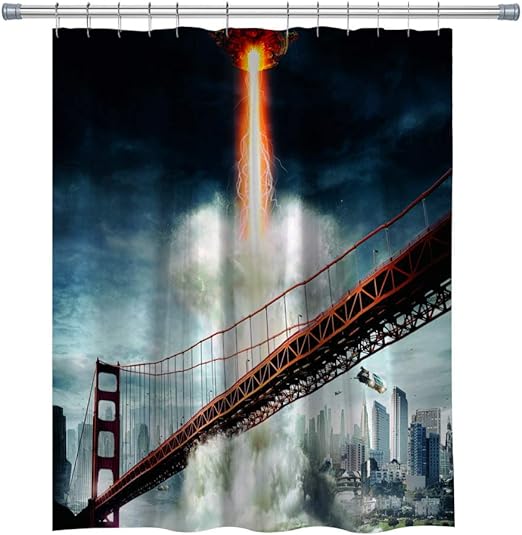 Amazon Com Goodcare Movie Star Trek Shower Curtain Machine