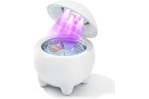 Granbo Ultrasonic Retainer Cleaner, Ultrasonic Jewelry Cleaner for Dentures, Mouth Guards, Braces, Toothbrush Heads, Jewelry, 48kHz Portable Dental Cleaning Pod, Mini Utrasonic Cleaner Machine (White)