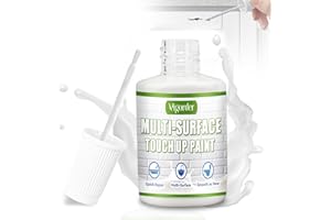 VIGORDER White Touch Up Paint Pen, White Paint for Wall, Door, Cabinets, Furniture, Enamel (Semi-Gloss, 30ML)