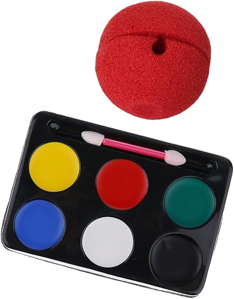 Amazon 顔絵 フェイス ペイント パレット ピエロの鼻 メイクアップ Diy 塗料 ボディー芸術 パレット 絵皿 通販