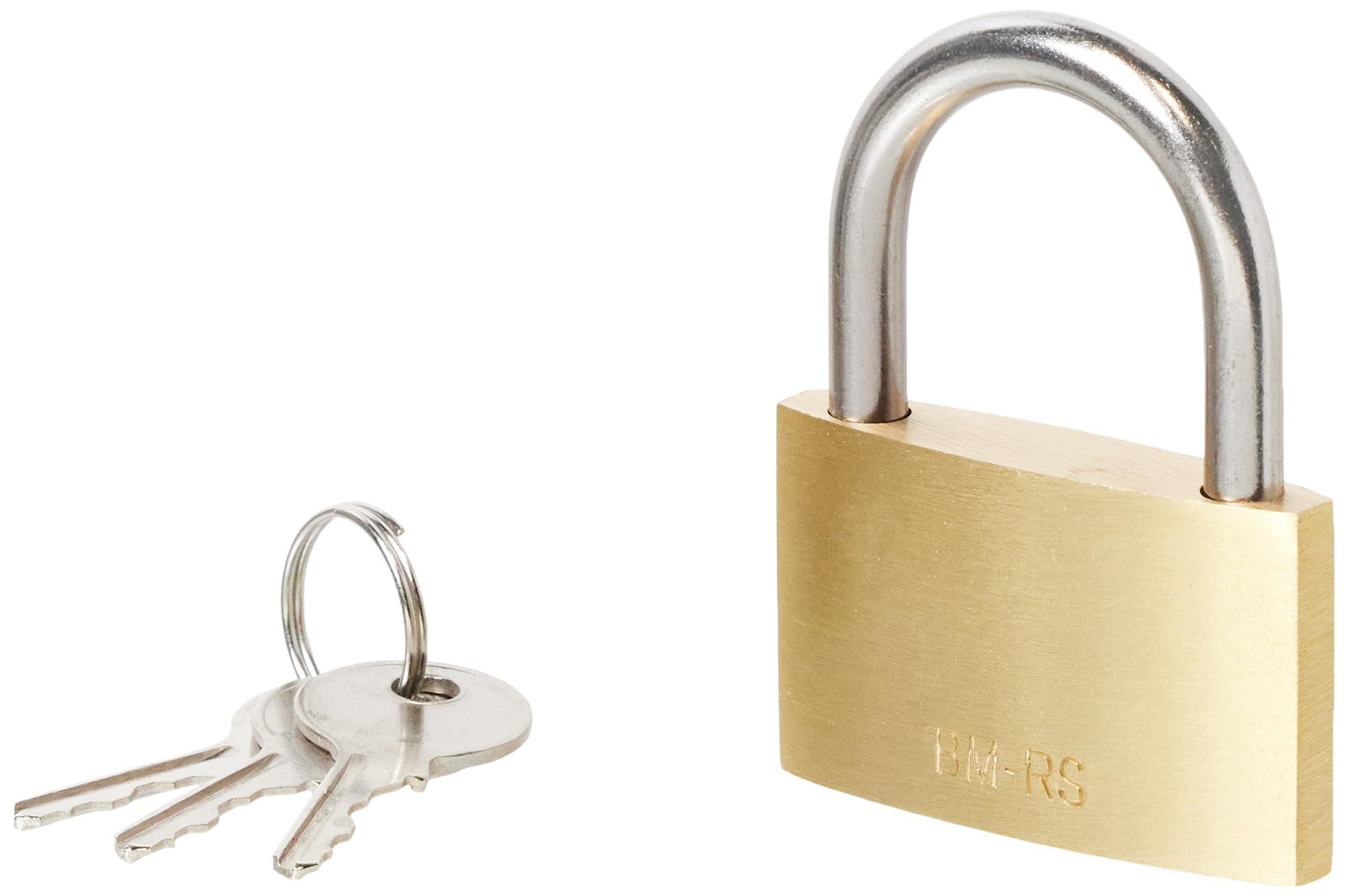 Brüder Mannesmann M 413-50 M 413-50 (6) Candado cilindrico de latón, 50 mm, Brass