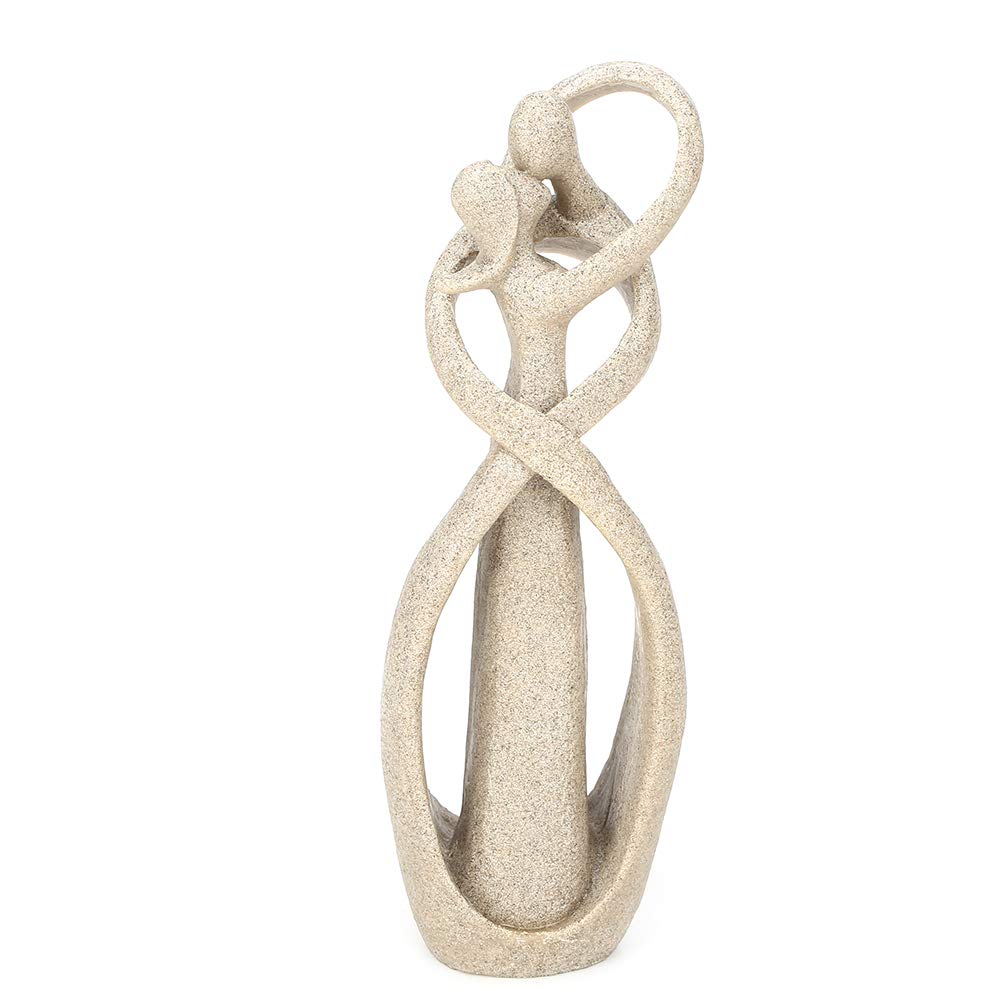 Goshyda Sandstone Statue, Handmade Sandstone Kiss Lovers Couple Model, Wedding Decoration Anniversary Desktop Bookshelf Decor, Modern Valentine's Gift