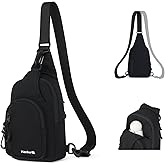 Hanke Crossbody Sling Bag for Women Men, Small & Large Casual Cross Body Sling Bags, Chest Bag for Outdoor Hiking Travel