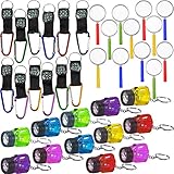 36 Piece Survival Favors Set with 12 Flashlights, 12 Compasses, 12 Magnifying Glass. Perfect for Scouts, Explorer, Camping, Hikes, Outdoor and Adventure Theme Parties