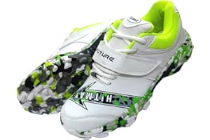 HITMAX Future Rubber Spikes Sole Cricket Shoes for Boys and Men (Lightweight and Durable)