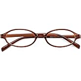 FEISEDY Y2K Retro Oval Blue Light Glasses for Women Fashion Small Face Eyewear Frame 90s Nerd Fake Cosplay Eyeglasses B0258