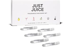 Just Juice Discovery Set - Mini Perfumes for Women and Men - Fruity, Floral, Gourmand Men's and Women's Fragrances - Travel P