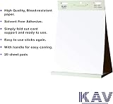 KAV Tabletop Self Stick Flipchart Pad 58.5 x 50 cm 70 g/m² 20 Sheets view 4