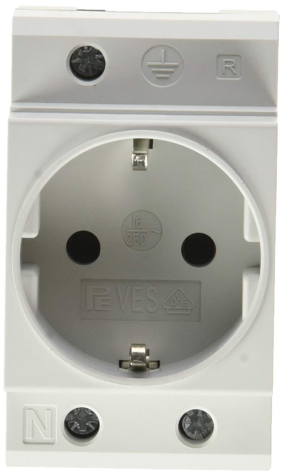 Unitec 47260L Recessed Plug Socket Protective Cover for Installing in a Distributor