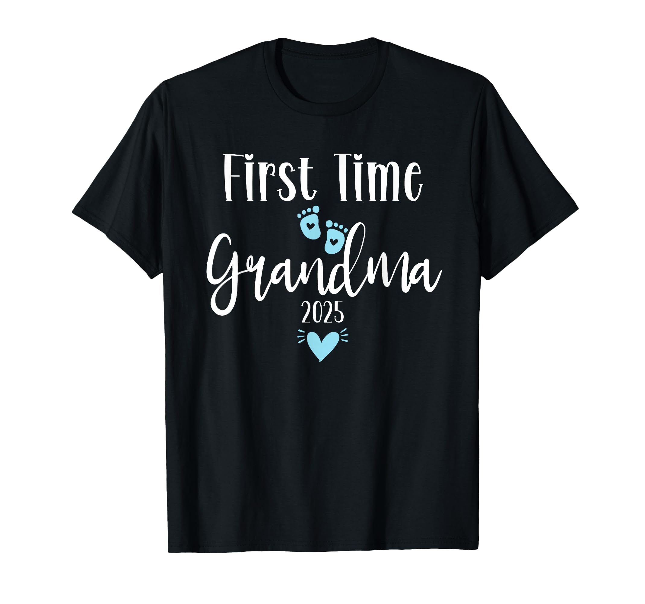 Photo 1 of First Time Grandma 2025 Pregnancy Announcement Boy T-Shirt