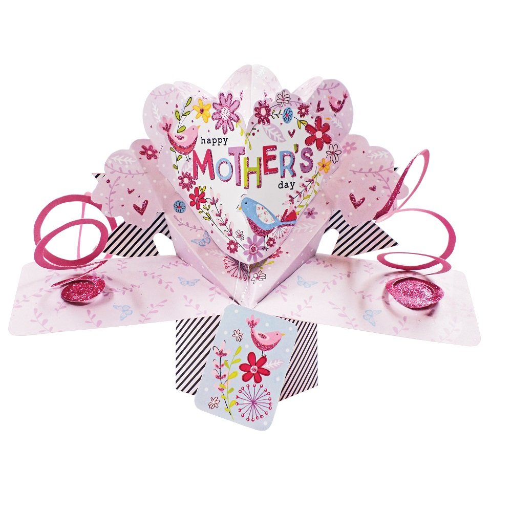 Happy Mother's Day Pretty Pop-Up Greeting Card Second Nature 3D Pop Up Cards
