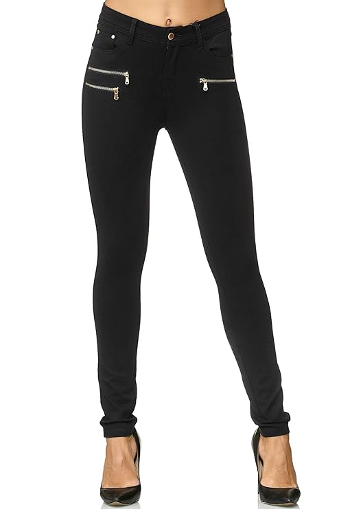 Elara Damen Stretch Hose | Skinny Jegging | Slim Fit | Chunkyrayan