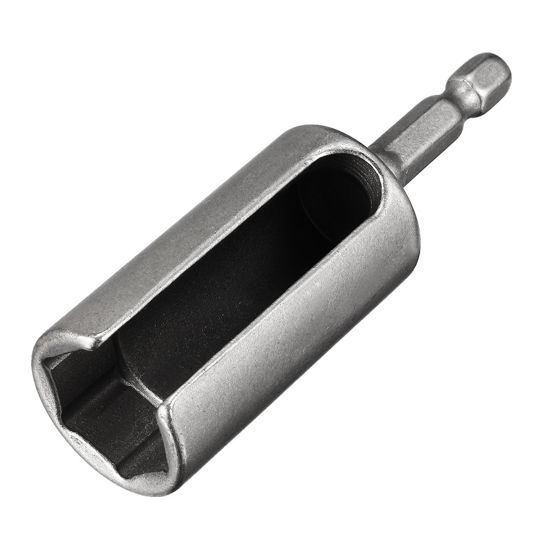 sourcing map 17mm Nut Driver, 1/4" Quick-Change Hex Shank Slotted Drill Bit Socket Wrench Tool, 3 Inch Length