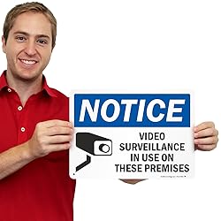 SmartSign "Notice - Video Surveillance in Use on
