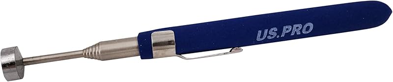 US PRO 10lb Magnetic Telescopic Pickup Tool 6"-32.5" Stainless Steel Grip