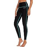 Ubestyle UPF 50+ High Waist Women's Swim Pants Swim Leggings Swimming Tights Rash Guard Pants Sun Protective