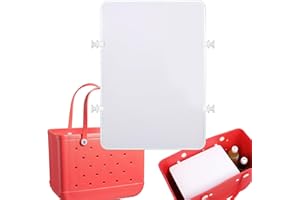 Raymall 1pcs Divider Tray for Bogg Bag, Compatible with Original Bogg Bag/Large Simply Southern Tote Bag, X Large Size Insert Divider Tray For Bogg Bag Accessories Inserts Bogg Bag Divider Tray White