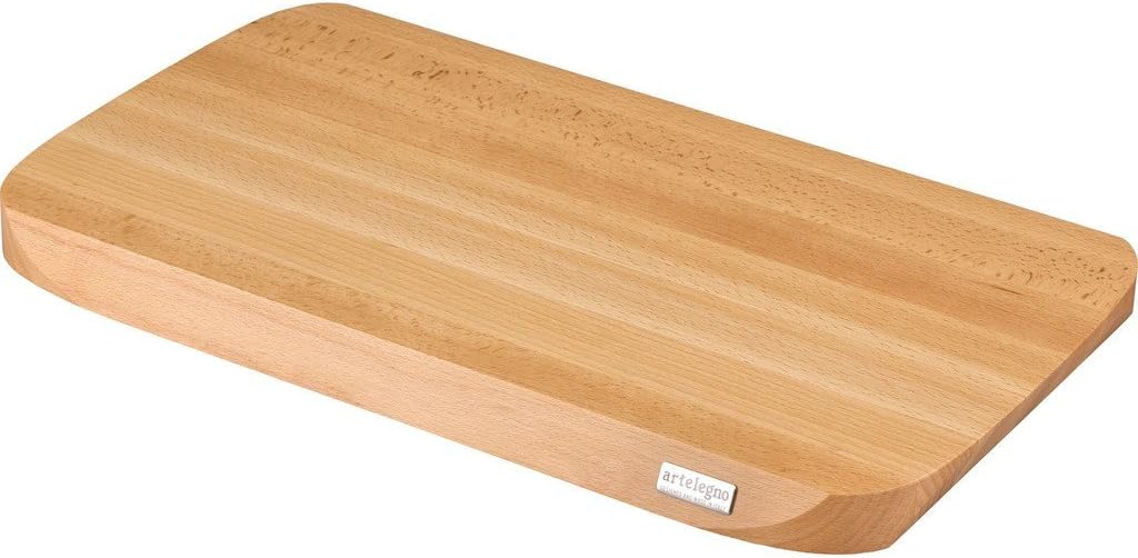 Artelegno Solid Beech Wood Extra Large Cutting Board, Luxurious Italian Siena Collection by Master Craftsmen, Ecofriendly, Natural Finish