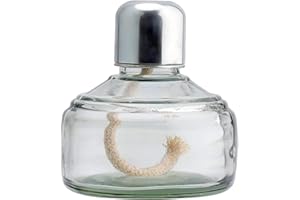 MIROTENGONE Alcohol Burner Lamp，Glass Bunsen Burners Lab Equipment Heating Come with Metal Cap for Jewelry Soldering Making Wax Working