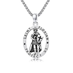 DOTBJ 925 Sterling Silve St Florian Pendant