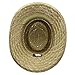 Dorfman Pacific Gambler Rush Straw Kangaroo Cowboy Hat (Natural Brown, Large)