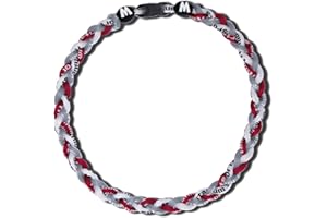 Willtok Premium Baseball Necklace, Titanium Baseball Necklaces For Boys, Classic Design Baseball Necklace for Outfit/Sport field Muti-Color for Pick