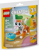LEGO Creator Orange Cat Polybag 30714 3-in-1 Set Brand New view 1