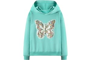 WELAKEN Girls and Toddlers' Pullover Printed Hoodie Sweatshirt with Kangaroo Pocket