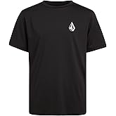 Volcom Boys Swim Shirt - Short Sleeve Rash Guard for Boys UPF 50+ Quick Dry Kids Swimwear Sun Protection Shirt for Summer