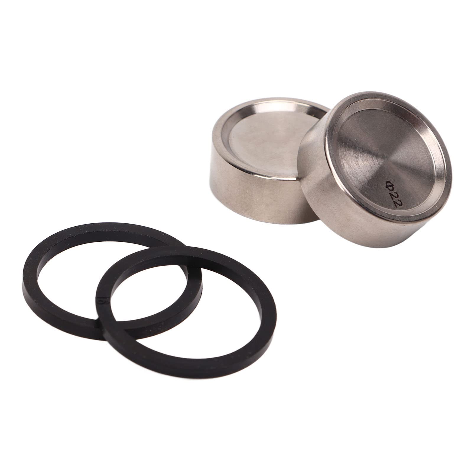 Drfeify Bicycle Disc Brake Caliper Piston, Titanium Alloy, 2-Piece Set, Compatible with XT SLX