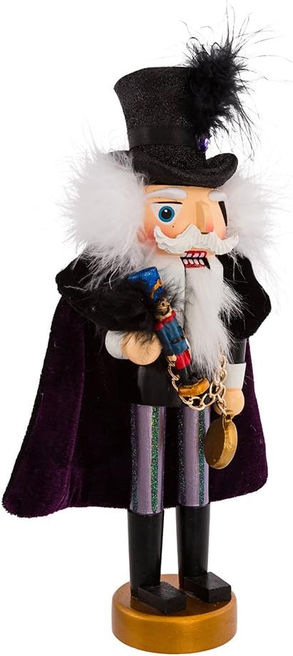Nutcrackers - Hollywood Nutcrackers Kurt Adler Hollywood Drosselmeier Nutcracker, 12-Inch,Black