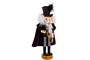 KURT S. ADLER Hollywood Nutcrackers Kurt Adler Hollywood Drosselmeier Nutcracker, 12-Inch,Black