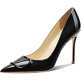 sexyprom Women's 3.9IN Pointed Toe Stiletto Pumps Shoes Elegant High Heels for Party Wedding Banquet