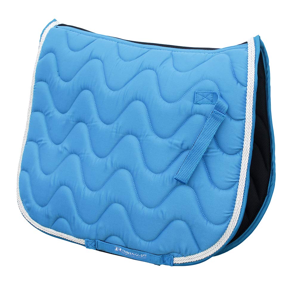 Rhinegold Wave Saddle Pad-Full-Turquoise