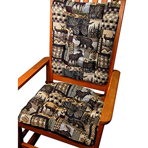 Woodlands Peters Cabin Rocking Chair Cushions Size ExtraLarge