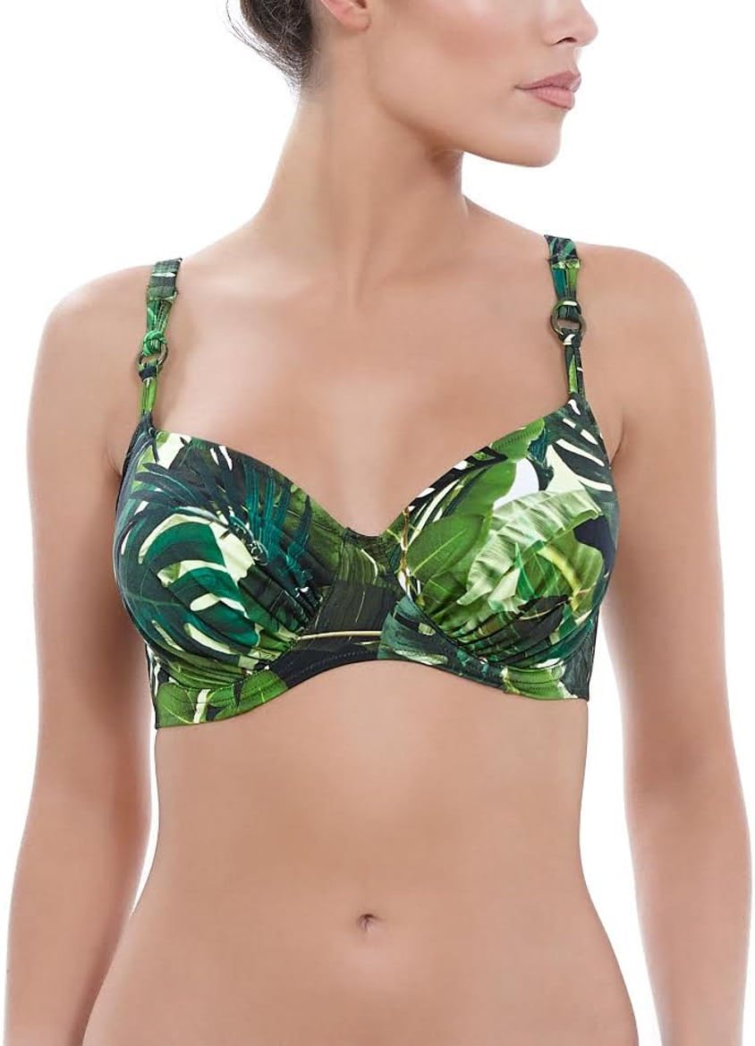 Fantasie Kuranda 6124 U/W Non Padded Full Cup Supportive Bikini Top Deep Jungle 40E