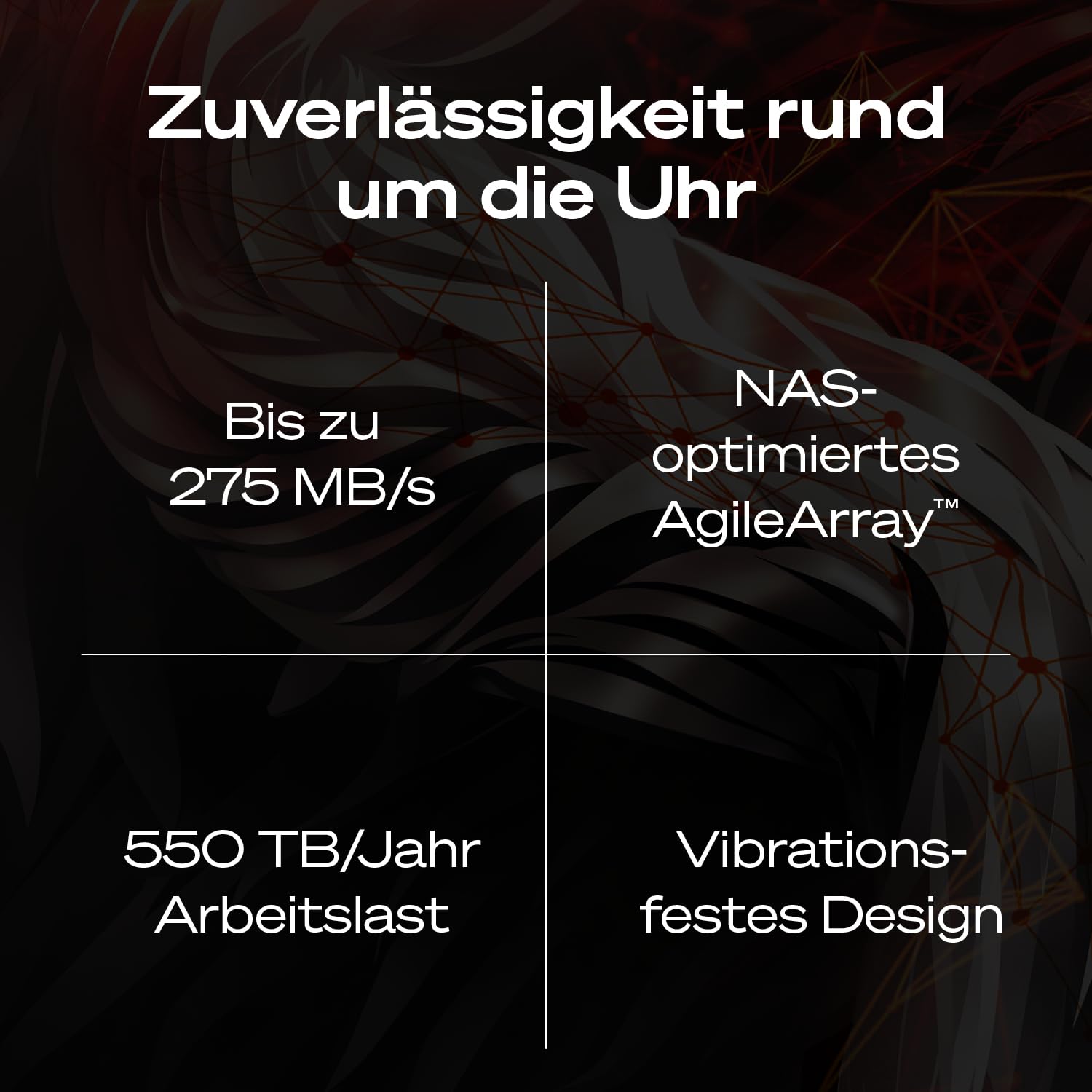 Seagate IronWolf Pro 8TB, NAS Interne Festplatte HDD, 3.5 Zoll, 7200 U/Min, CMR, 256 MB Cache, SATA 6 GB/S, inkl. Data Rescue Service (ST8000NTZ01) 7
