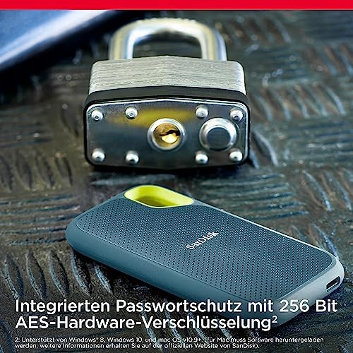 Extreme Portable SSD 2 TB - bis zu 1.050 MB/s Lesen - Monterey