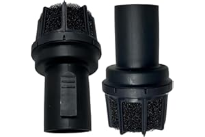 Mucalam 2pcs CMXZVBE38660 Diffuser Wet/Dry Vac Attachment 2-1/2 Inch for Most Shop Vacuums - Reduces Blown Debris and Dust
