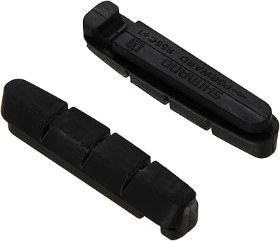 Amazon Com Shimano R55c 1 Insert Black Road Bike Brake Pad Inserts Shoes