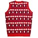 FOCO St. Louis Cardinals Aztec Print Ugly Sweater Vest Medium