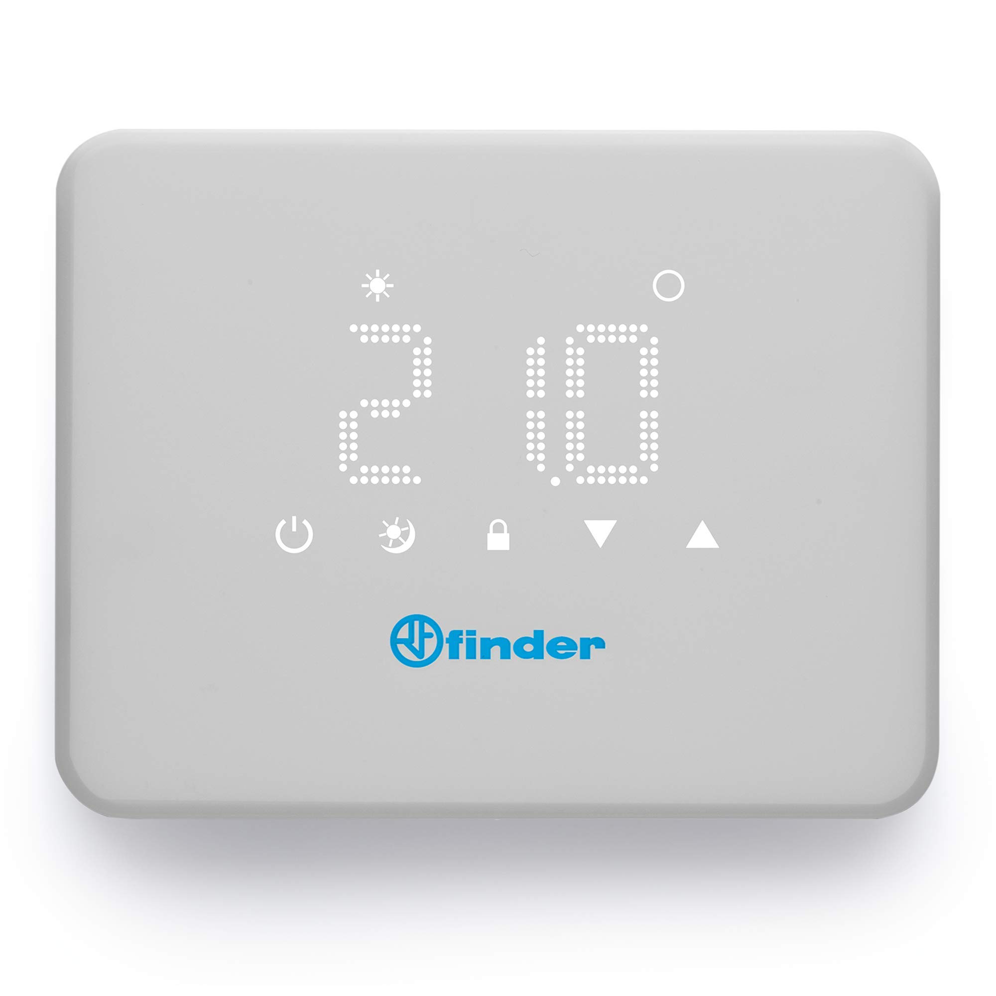 Finder 1T Series Thermostats - Summer/Winter Type 1T9190030000 - White
